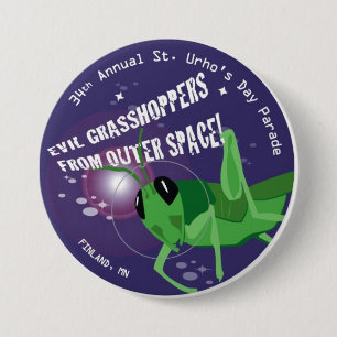 Chapa Redonda De 7 Cm Día 2009 del St. Urho