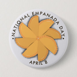 Chapa Redonda De 7 Cm Día Nacional de la Empanada