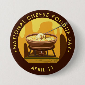 Chapa Redonda De 7 Cm Día Nacional del Queso