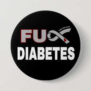 Chapa Redonda De 7 Cm Diabetes FU