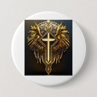 Chapa Redonda De 7 Cm Diamond Faith LLC - Elegancia y gracia