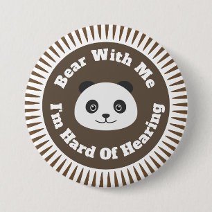 Chapa Redonda De 7 Cm Difícil de escuchar