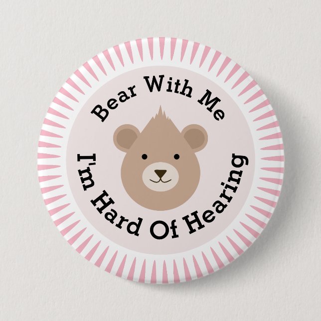 Chapa Redonda De 7 Cm Difícilmente de la audiencia (Anverso)