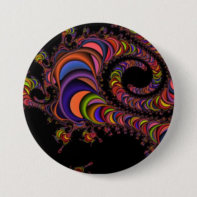 Chapa Redonda De 7 Cm Digitalwurm (Anverso)