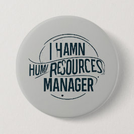 Chapa Redonda De 7 Cm Director de Recursos Humanos Profesionales