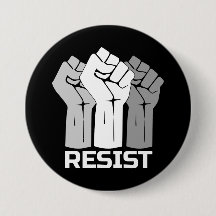 Diseño de protesta de puños levantados en resisten