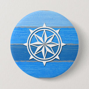Chapa Redonda De 7 Cm Diseño de temática náutica