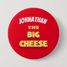 Divertido personalizado del gran jefe del queso