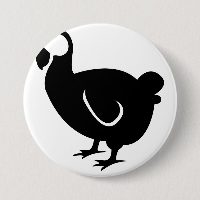 Chapa Redonda De 7 Cm Dodo Bird (Anverso)