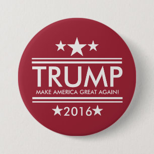 Chapa Redonda De 7 Cm Donald Trump para el presidente