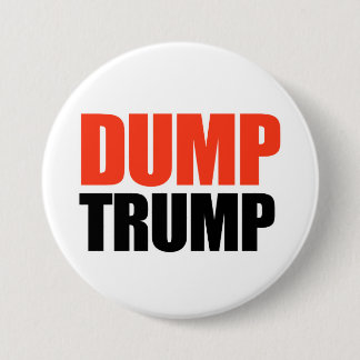 Chapa Redonda De 7 Cm Dump Trump - -