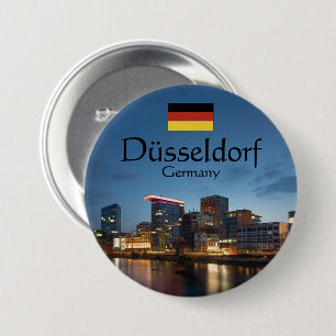 Chapa Redonda De 7 Cm Dusseldorf Souvenir