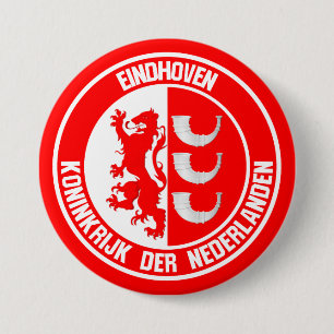 Chapa Redonda De 7 Cm Eindhoven Round Emblem