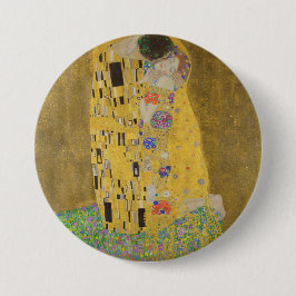 Chapa Redonda De 7 Cm El beso de Klimt