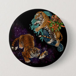 Chapa Redonda De 7 Cm El destino de los tigres de las estrellas