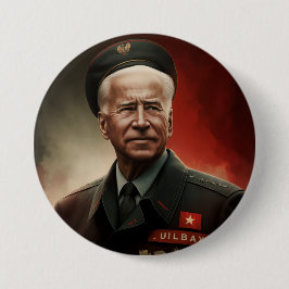 Chapa Redonda De 7 Cm El dictador Joe Biden