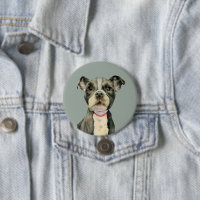 El "perrito observa" la pintura de la acuarela del