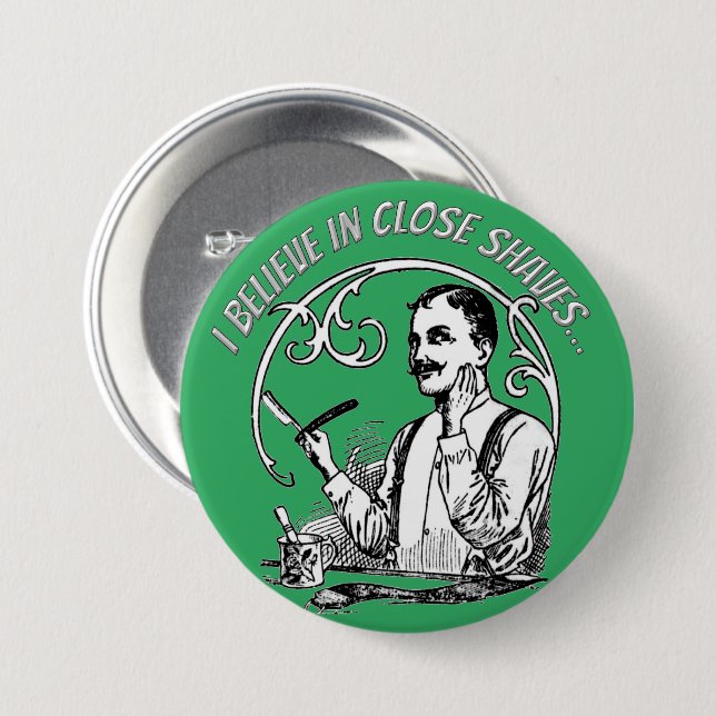 Chapa Redonda De 7 Cm El sabor clásico de un caballero (Anverso y reverso)