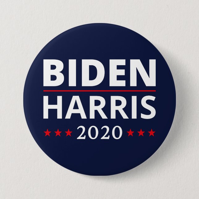 Chapa Redonda De 7 Cm Elecciones 2020 - Biden Harris II (Anverso)