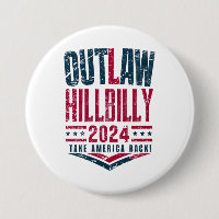 Elecciones Vintage Proscrito Hillbilly Bandera de