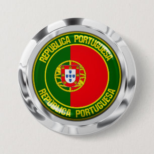 Chapa Redonda De 7 Cm Emblema de Ronda Portugal