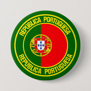 Chapa Redonda De 7 Cm Emblema de Ronda Portugal