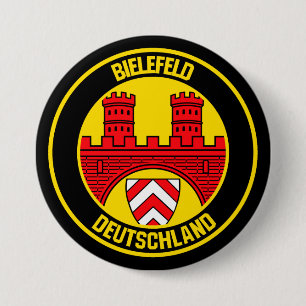 Chapa Redonda De 7 Cm Emblema redondo bielefeld