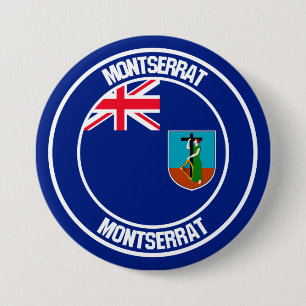 Chapa Redonda De 7 Cm Emblema Redondo Montserrat