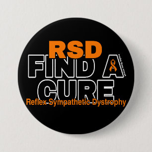 CHAPA REDONDA DE 7 CM ENCONTRAR UNA CURA/NEGRO...RSD