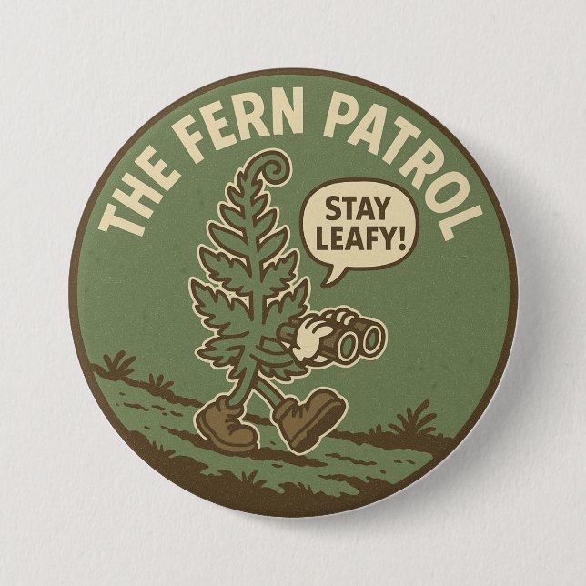 Chapa Redonda De 7 Cm Environmentalist Plant Lover Binoculars (Anverso)