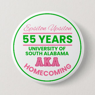 Chapa Redonda De 7 Cm Epsilon Upsilon Personalizado Homecoming Pin