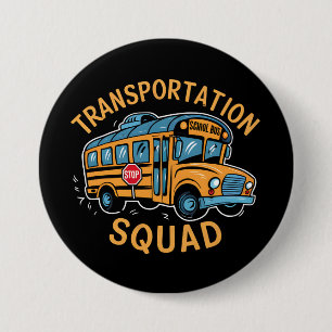 Chapa Redonda De 7 Cm Equipo de Transporte de Conductores de Autobuses E