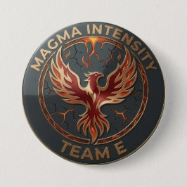 Chapa Redonda De 7 Cm Equipo E – Emblema MAGMA INTENSITY | Poder Ígneo L