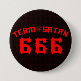 Chapa Redonda De 7 Cm Equipo Satan 666