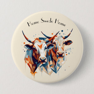 Chapa Redonda De 7 Cm Escandi Farmhouse Cattle, personalizado