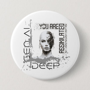 Chapa Redonda De 7 Cm Estás asimilado, ¿sabes?