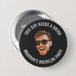 Chapa Redonda De 7 Cm Este Tipo Necesita Una Bebida Foto Personalizada F