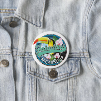 Chapa Redonda De 7 Cm Fabuloso logo toscano de Nicaragua
