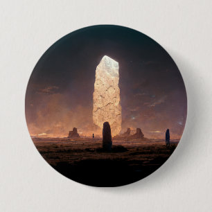 Chapa Redonda De 7 Cm Fantasía de Ciencia Ficción Monolith 4