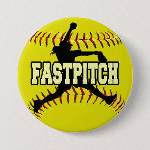 Chapa Redonda De 7 Cm Fastpitch