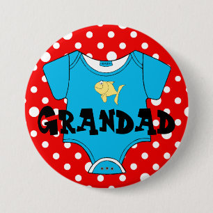 Chapa Redonda De 7 Cm Favor de los apellidos de Baby Shower