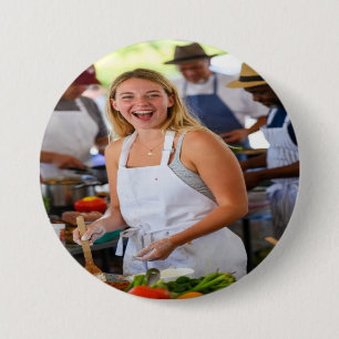 Chapa Redonda De 7 Cm Feria de Concurso de Cocina Foto Personalizar