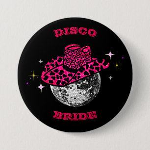 Chapa Redonda De 7 Cm Fiesta de Bachelorette de Nova Discoteca