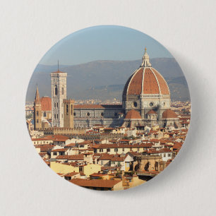 Chapa Redonda De 7 Cm Florencia, Italia