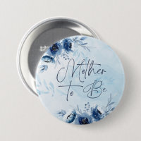 Flores Azules Chico Baby Shower Madre Ser