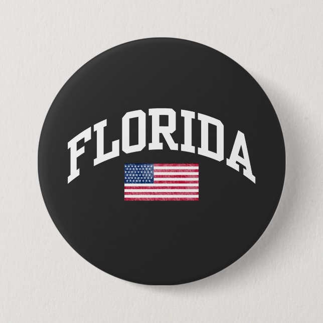 Chapa Redonda De 7 Cm Florida (Anverso)