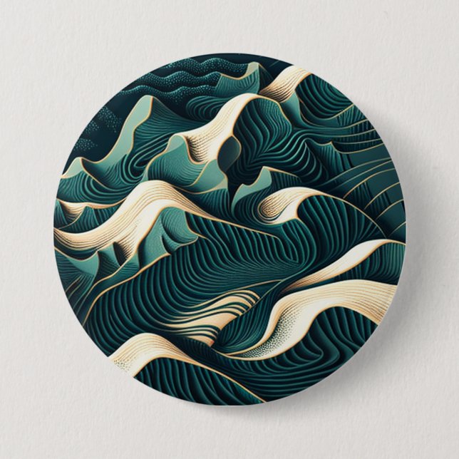 Chapa Redonda De 7 Cm Flowing Harmony (Anverso)