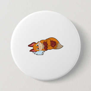 Chapa Redonda De 7 Cm Fox llorando