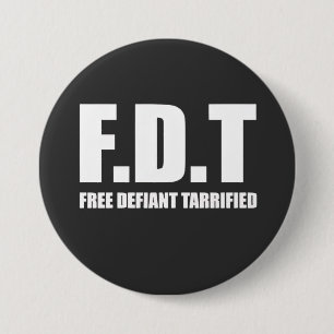 Chapa Redonda De 7 Cm Free Defiant Tarrifs Tarrifs American