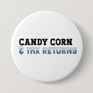 Chapa Redonda De 7 Cm Funny Accountant Halloween - Candy Corn